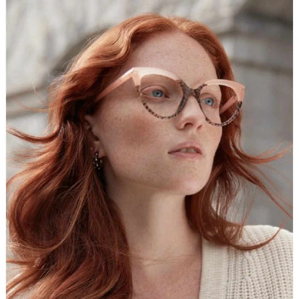 NWT Tom Ford FT5674 Coloured Havana Cat Eye 54mm Eyeglasses